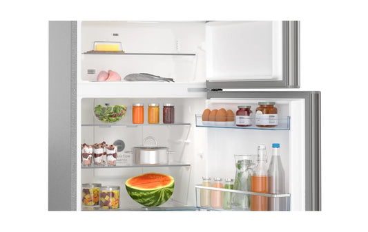 Bosch CMC33S03GI Series 6 332 L Top-Freezer Refrigerator (Shiny Silver / Inox Finish)