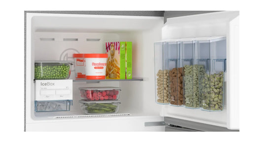 Bosch CMC33S03GI Series 6 332 L Top-Freezer Refrigerator (Shiny Silver / Inox Finish)