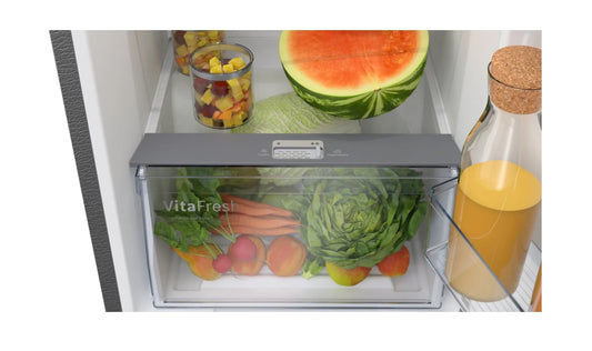 Bosch CTC27K031I 243 L Convertible Frost-Free Refrigerator (Smoky Steel / Series 4)