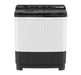 Bosch Series 2 11 kg Semi-Automatic Top Load Washing Machine (WJZ115W0IN, White & Black) - Powerful Wash, Fast Dry
