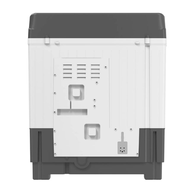 Bosch Series 2 11 kg Semi-Automatic Top Load Washing Machine (WJZ115W0IN, White & Black) - Powerful Wash, Fast Dry