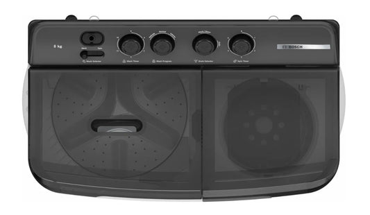 Bosch WJZ801W0IN – 8 kg Semi-Automatic Top Load Washing Machine (1300 RPM, 5 Star)