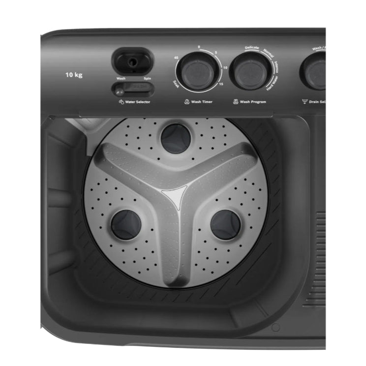 Bosch WJZ105D0IN Series 2 – 10 kg 5 Star Semi-Automatic Top Load Washing Machine (Dark Grey)