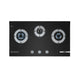 Bosch Series 4 Built-In Gas Hob – PMD83D31NX (70 cm, Black Tempered Glass)