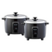 (BUY 1 GET 1) Panasonic SR-C18H (2P) 1.8L Electric Rice Cooker – Double Pan (MATTE BLACK)