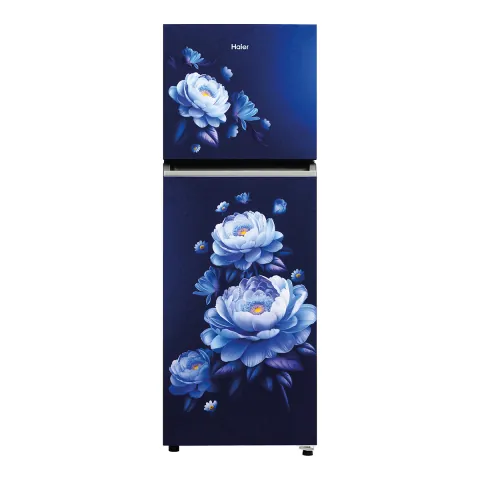 Haier 240L Frost Free Double Door Refrigerator Flat Door Marine Blossom 2 Star HRF-2902IEMBA-P