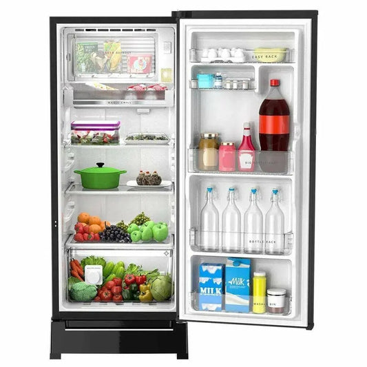 Whirlpool Icemagic Pro 192L 5-Star Single Door Refrigerator (Glass Black)(73313)