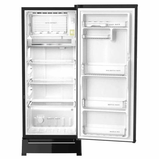 Whirlpool Icemagic Pro 192L 5-Star Single Door Refrigerator (Glass Black)(73313)
