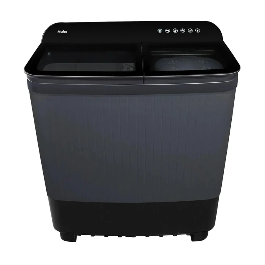 Haier 8.5kg Semi-Automatic Top Load Washing Machine HTW85-196BK