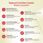 Kurlon Natural Coir Mattress Queen 5" | 78" x 66"