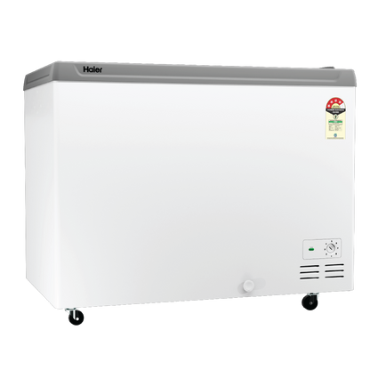 Haier HFC-425GL4 425L Glass Top Deep Freezer with LED Light, Dual Condenser & 4 Star Rating (2026 Model)