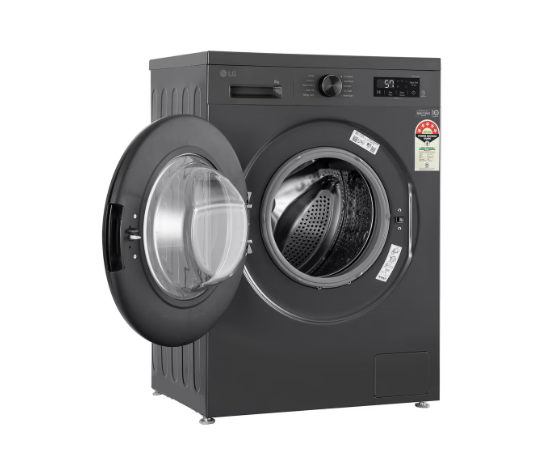 LG 8 kg Front Load Washing Machine (FHB1208Z2M) – Inverter Direct Drive, Steam, 6-Motion, Smart Diagnosis