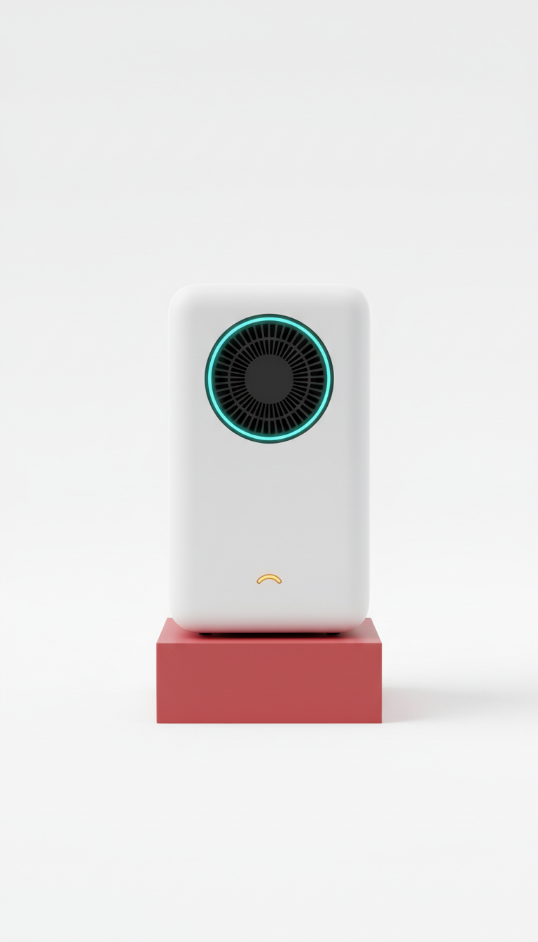 Compact Air Purifier with Aluminum Shell
