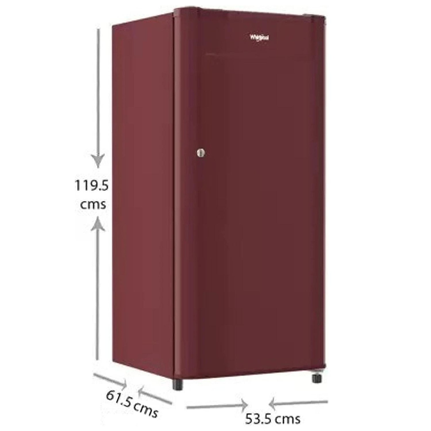 Whirlpool 180 L Direct Cool Single Door 1 Star Refrigerator