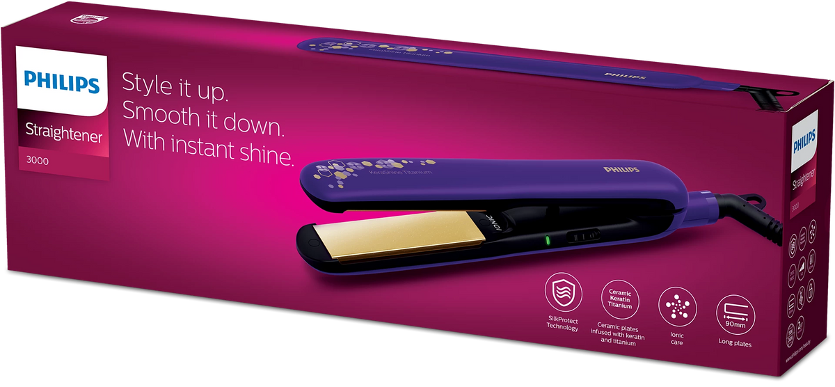 Philips 3000 Series Hair Straightener – BHS397/00