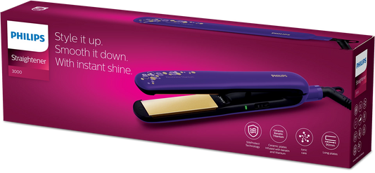 Philips 3000 Series Hair Straightener – BHS397/00