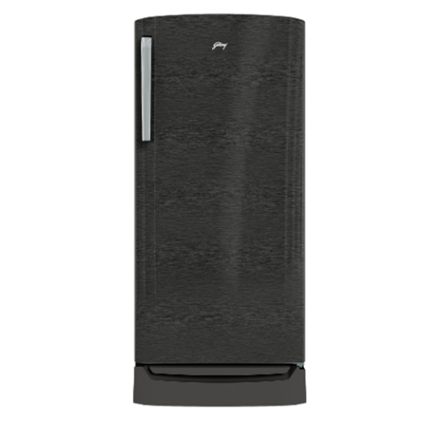 Godrej 180 L 2 Star Direct Cool Turbo Cooling Technology With Upto 24 Days farm Freshness Single Door Refrigerator With Base Drawer (RD EMARVEL 207B TDF FS ST, Fossil Steel)