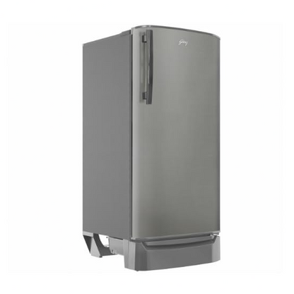 Godrej 180 L 2 Star Direct Cool Turbo Cooling Technology With Upto 24 Days farm Freshness Single Door Refrigerator (RD ERIOPLS 205B THF ST GL, Steel Glow)