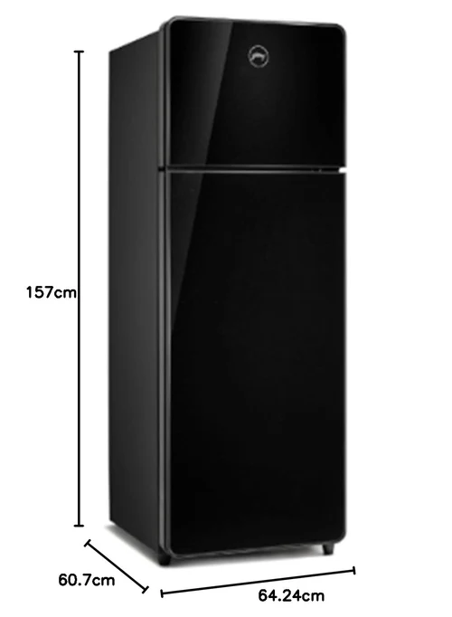 GODREJ RT EONCRYSTAL 320B RI OB RT EONCRYSTAL 320B RI OB | Double Door | Frost Free | Onyx Black
