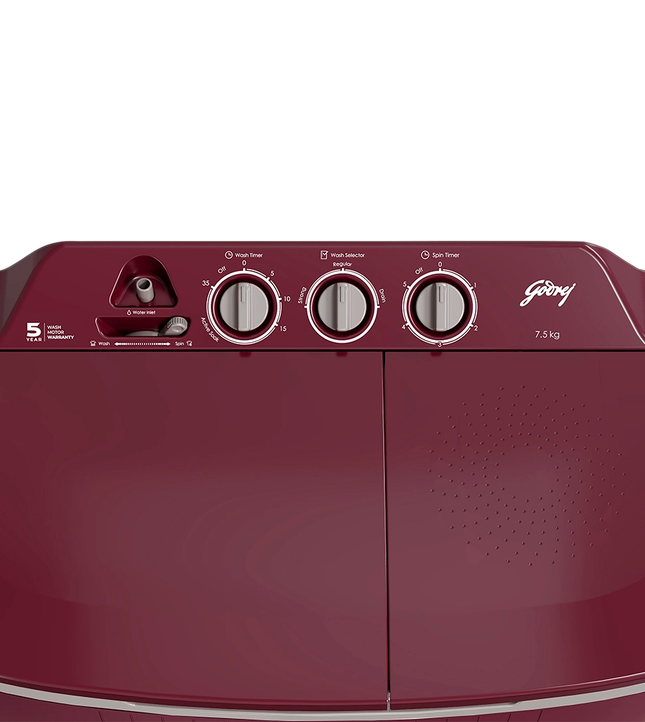 Godrej WS EDGE CLS 75 5.0 PRA MIGR 7.5 Kg 5 Star Semi-Automatic Top Load Washing Machine
