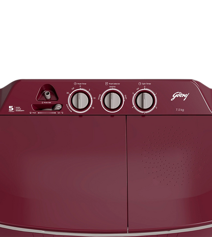 Godrej WS EDGE CLS 75 5.0 PRA MIGR 7.5 Kg 5 Star Semi-Automatic Top Load Washing Machine