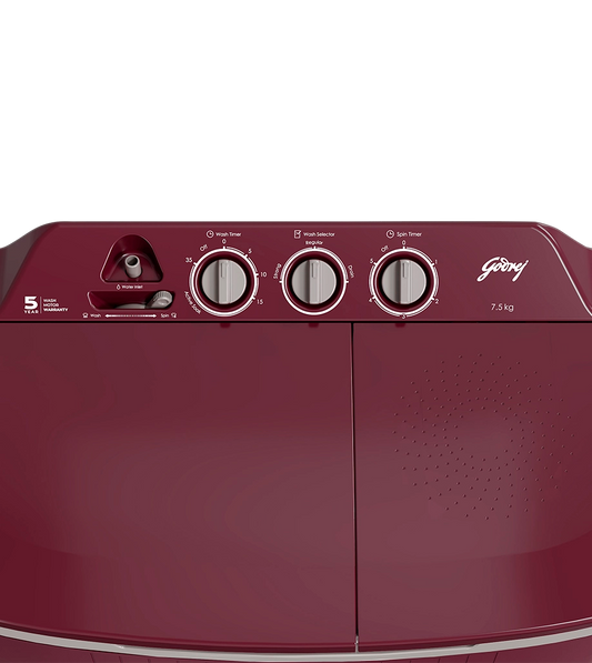 Godrej WS EDGE CLS 75 5.0 PRA MIGR 7.5 Kg 5 Star Semi-Automatic Top Load Washing Machine