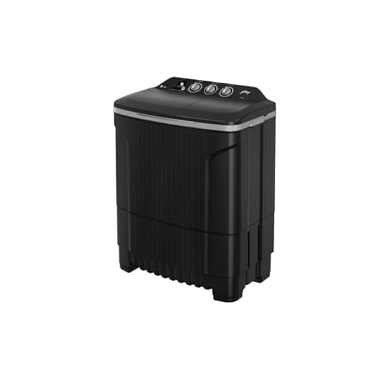 Godrej 8 Kg 5 Star Tri-Roto Scrub Pulsator Semi-Automatic Top Load Washing Machine (WSEDGE CLS 80 5.0 PRA SLGR, Slate Grey)