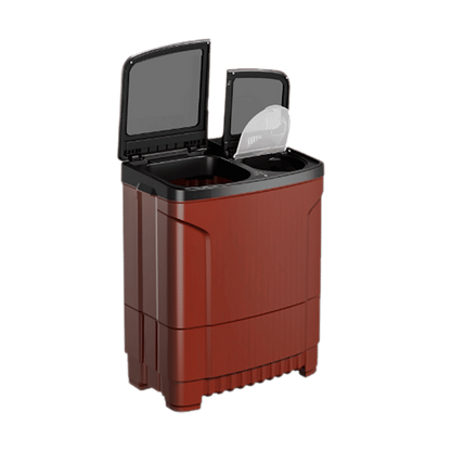 Godrej 8 kg 5 Star Semi Automatic Top Load Washing Machine  Model: WSEDGE ULT 80 5.0 DB2M CSRD | Colour: Red