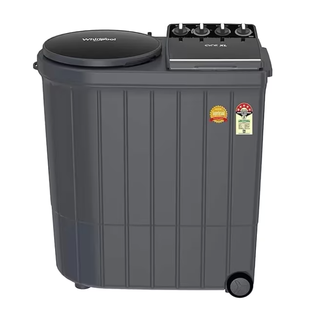 Whirlpool 9.5 Kg Semi Automatic Top Load Washing Machine (XL ACE 30342)  Large Capacity | Powerful Wash | Fast Drying