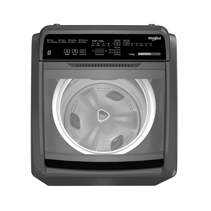 Whirlpool Whitemagic Elite 7kg 5 Star Fully Automatic Top-Load Washing Machine - Grey 31683