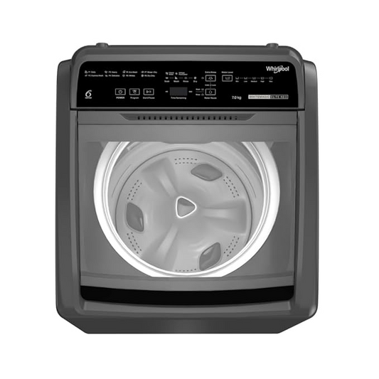 Whirlpool Whitemagic Elite 7kg 5 Star Fully Automatic Top-Load Washing Machine - Grey 31683