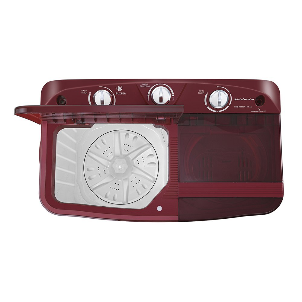 Kelvinator SATT 6.5 Kg Semi Automatic Top Load Washing Machine  Model: KWS-B650CR | Rust Free Body