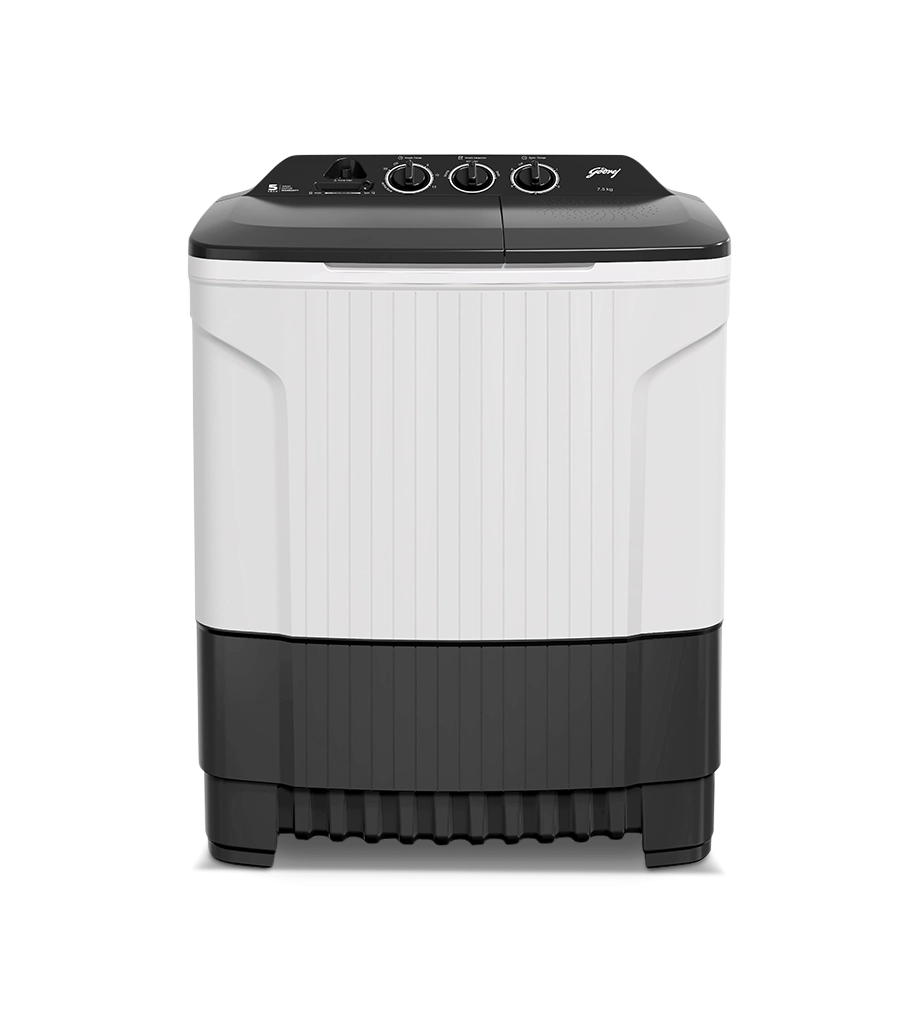 Godrej Semi Automatic Washing Machine 7.2 KG – Wine Red  Model: WSEDGE 75 5.0 CPLS WNRD