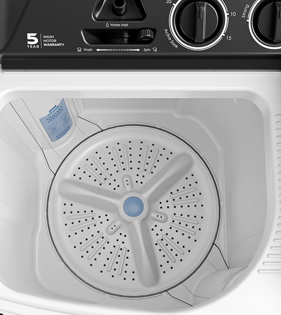 Godrej Semi Automatic Washing Machine 7.2 KG – Wine Red  Model: WSEDGE 75 5.0 CPLS WNRD