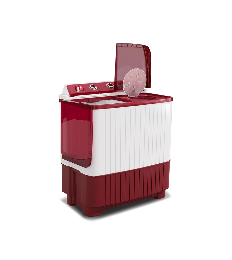 Godrej 7 Kg 5 star Semi-Automatic Top Loading Washing Machine (WSAXIS DX 70 5.0 SN2 T WNRD, Wine Red, 100% rust proof poly propylene body)