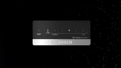 Bosch Series 4 Free-Standing Fridge-Freezer (Freezer on Top)  Model: CTN29K22NI  No Frost Convenience. Premium Design. Reliable Bosch Performance.
