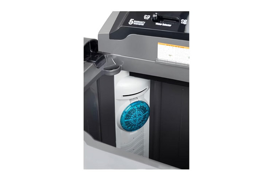 LG 9.5Kg 5 Star Semi Automatic Top Load Washing Machine,(Roller Jet Pulsator + Soak, Rat Away, Middle Black,P9555SKAZ)