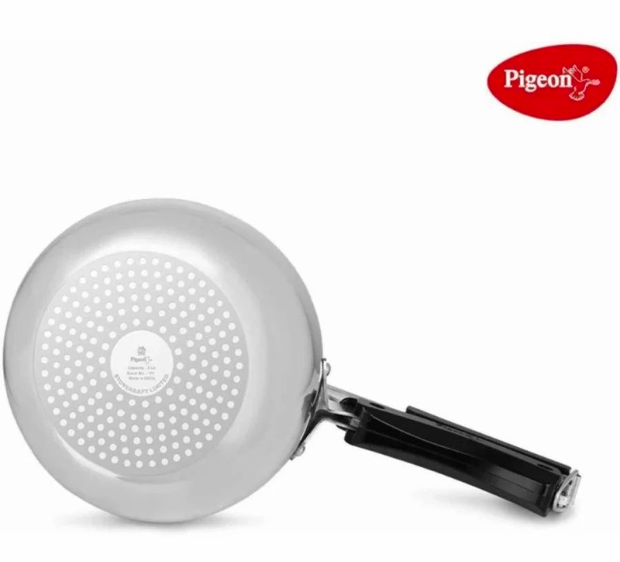 (BUY 1 GET 1 FREE) Pigeon Mila 2 Litre Pressure Cooker Compact Size | Fast Cooking | Everyday Use