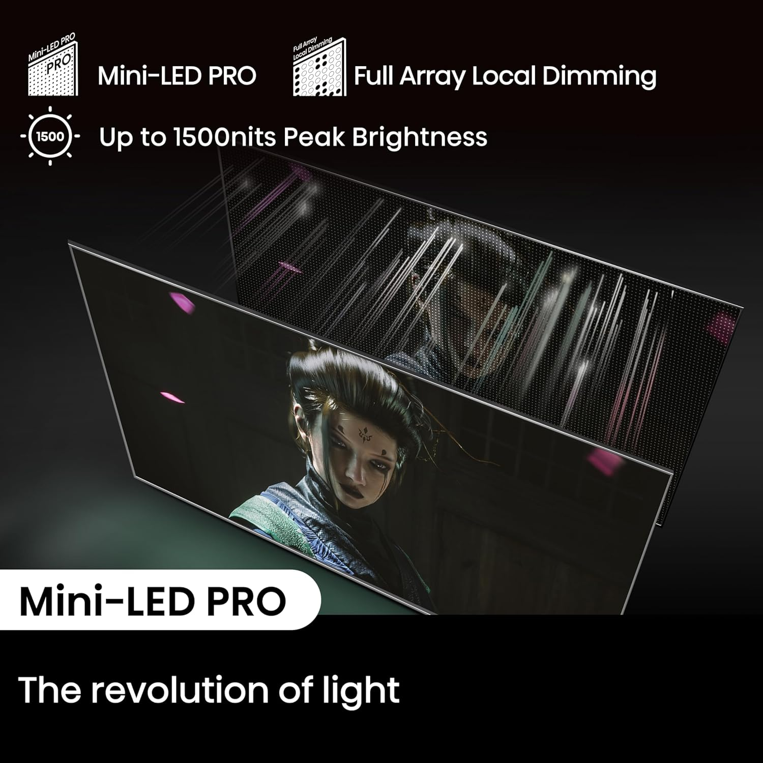 Hisense 65-Inch Class U7 Series Mini-LED ULED 4K UHD