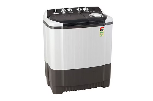 LG 8 Kg 5 Star Semi Automatic Washing Machine  Roller Jet Pulsator + Soak | Dark Grey | Model: P8015SGAZ