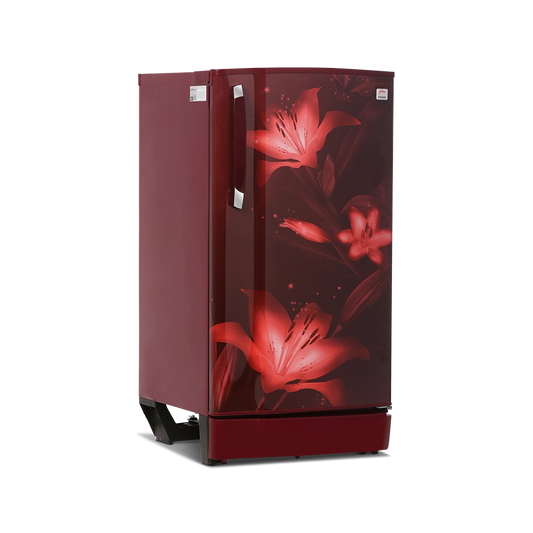 Godrej Edge Rio+ 180 L 1 Star Direct-Cool Single Door Refrigerator  Model: RD EDGE 205A THF | Berry Wine | Direct Cool