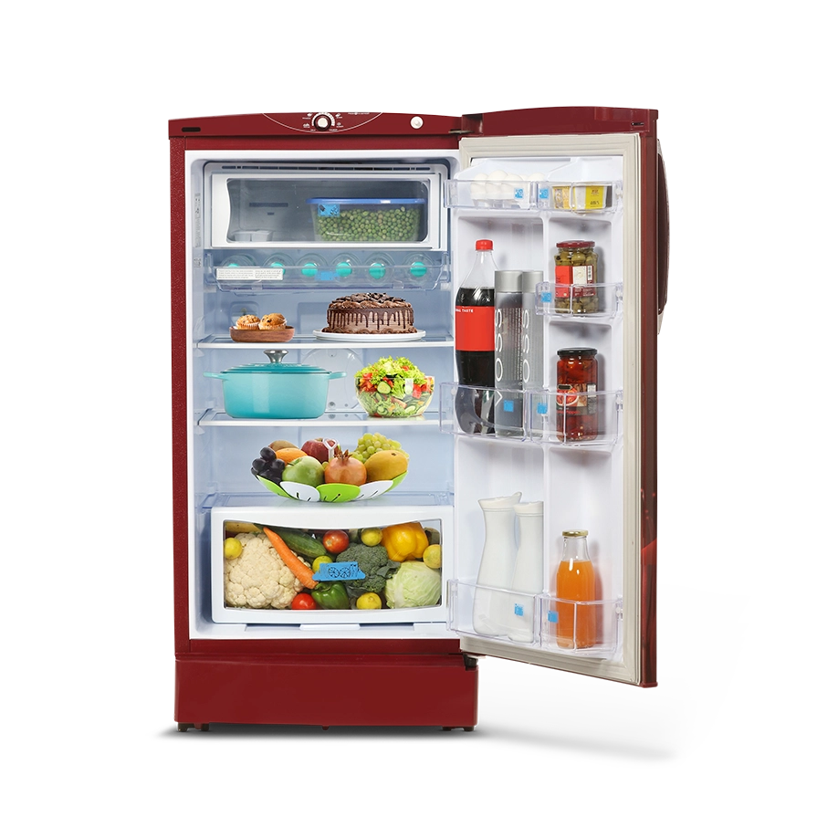 Godrej Edge Rio+ 180 L 1 Star Direct-Cool Single Door Refrigerator  Model: RD EDGE 205A THF | Berry Wine | Direct Cool