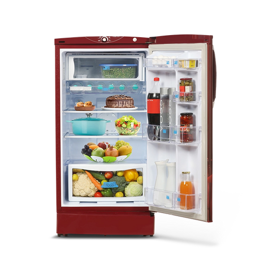Godrej Edge Rio+ 180 L 1 Star Direct-Cool Single Door Refrigerator  Model: RD EDGE 205A THF | Berry Wine | Direct Cool