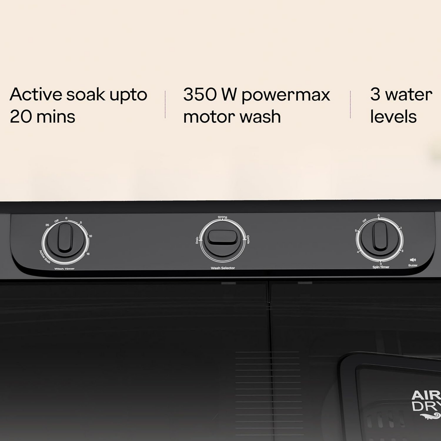 Godrej WS EDGE UNO 70 5.0 SB2 SLGR – 7 Kg 5 Star Semi-Automatic Top Load Washing Machine  Efficient Cleaning | Energy Saving | Durable Build