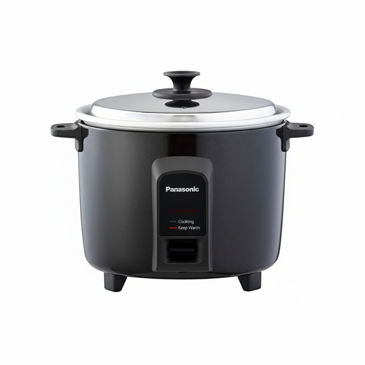 (BUY 1 GET 1) Panasonic SR-C18H (2P) 1.8L Electric Rice Cooker – Double Pan (MATTE BLACK)