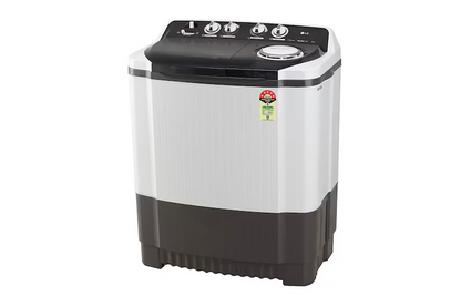 LG 8 Kg 5 Star Semi Automatic Washing Machine  Roller Jet Pulsator + Soak | Dark Grey | Model: P8015SGAZ