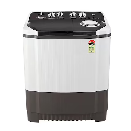LG 8.5 Kg 5 Star Semi Automatic Top Load Washing Machine  Roller Jet Pulsator + Soak | Dark Grey | Model: P8525SGAZ