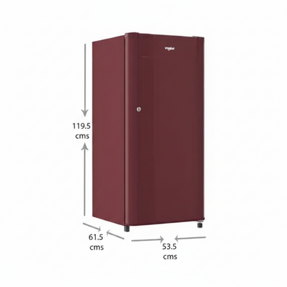 Whirlpool 72492 185 L Single Door Refrigerator - 200 Genius Cls Plus Is Wine-Z