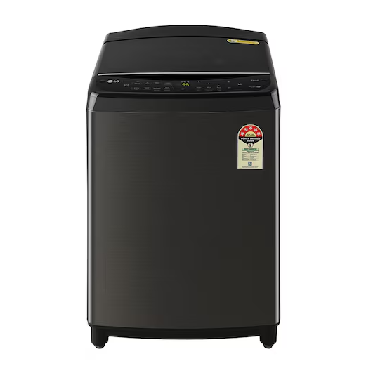 LG 10 Kg 5 Star AI Direct Drive™ Top Load Washing Machine  In-built Heater | Platinum Black | Fully Automatic | Model: THD10SWP