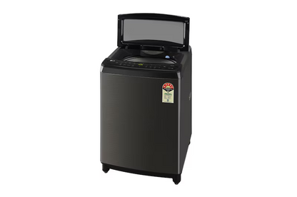 LG 10 Kg 5 Star AI Direct Drive™ Top Load Washing Machine  In-built Heater | Platinum Black | Fully Automatic | Model: THD10SWP